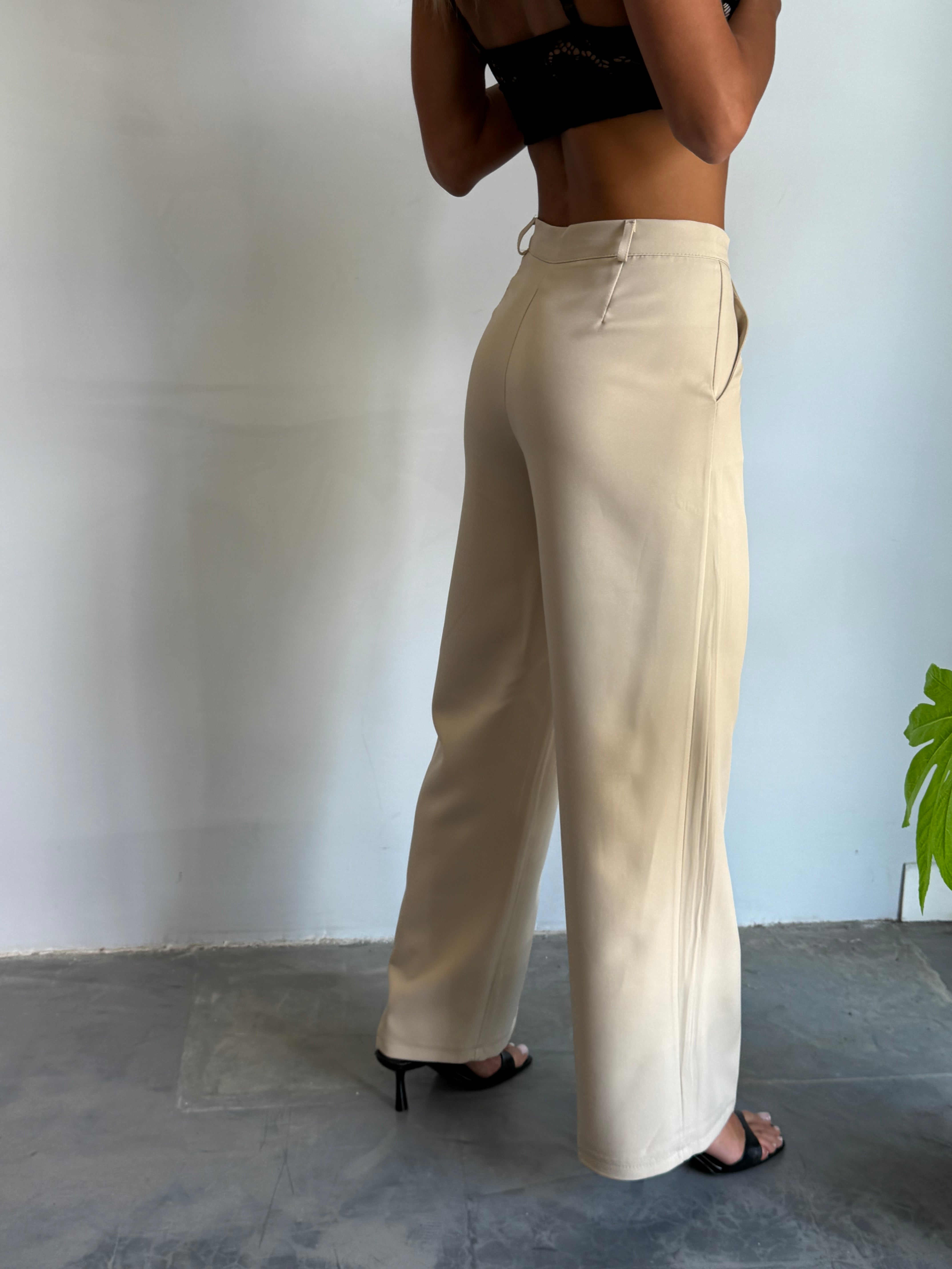 PANTALONI CREAM