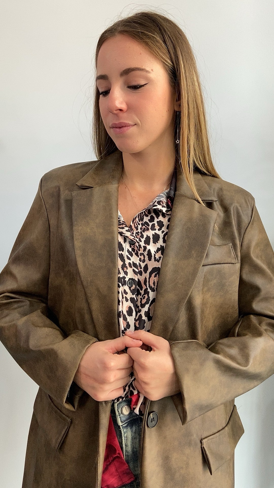 BLAZER ECOPELLE MARTELLATO