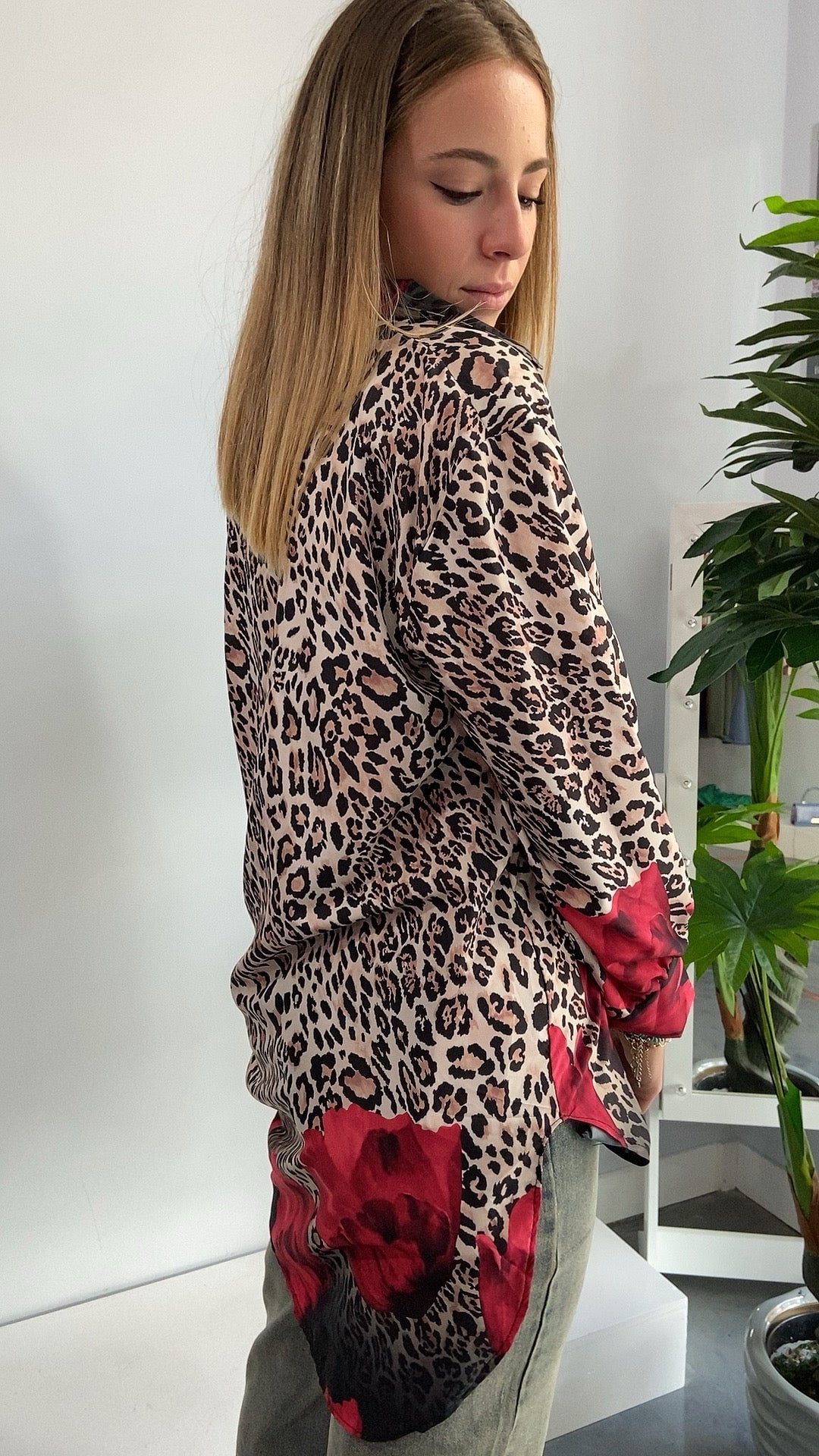 MAXI CAMICIA ANIMALIER